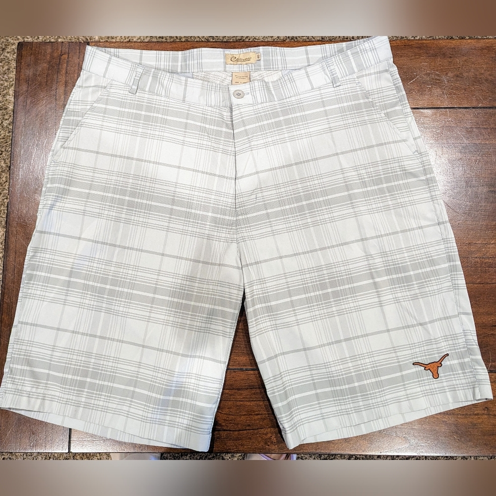 Texas Longhorn Gray Hybrid Golf Shorts